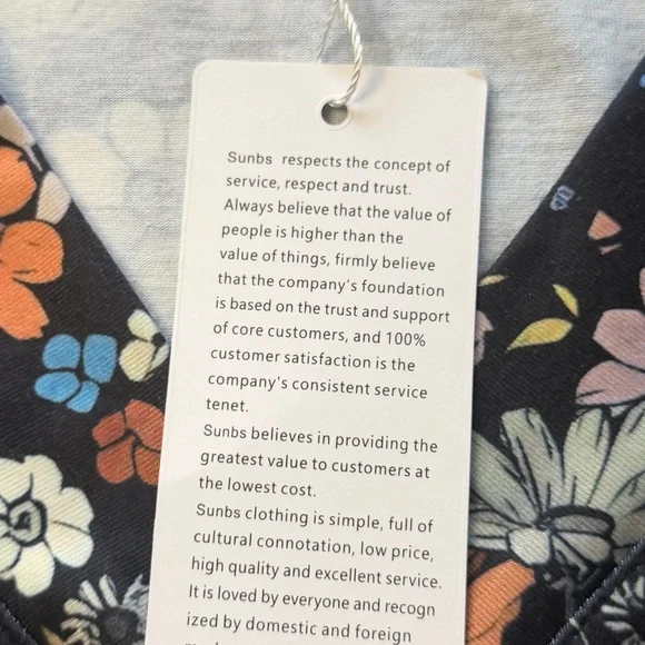 NWT SUNBS Graphic Shirts for Women V Neck Blouses Casual Soft Women Long Sleeve - Picture 6 of 7